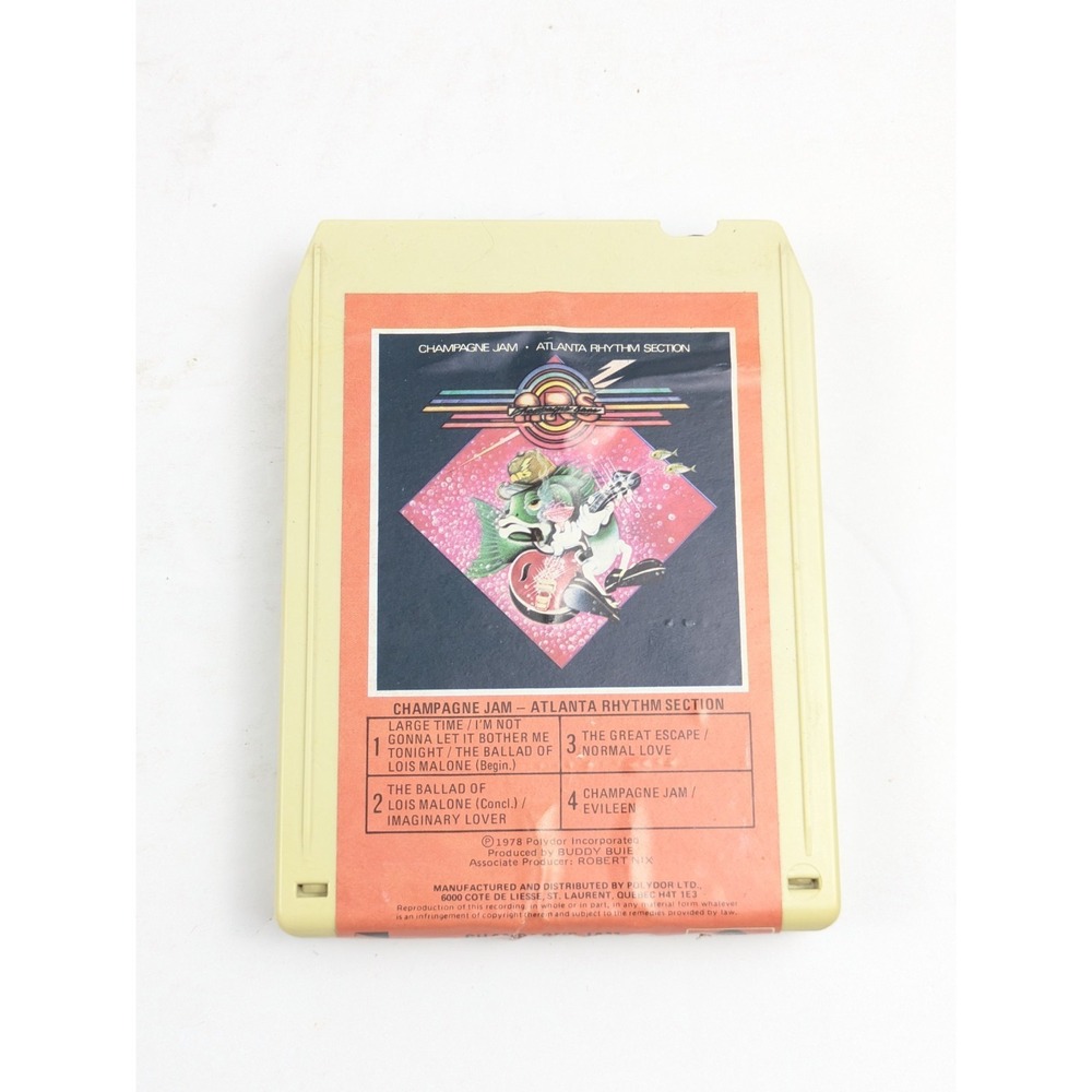 Atlanta Rhythm Section Champagne Jam‎ 8 track tape